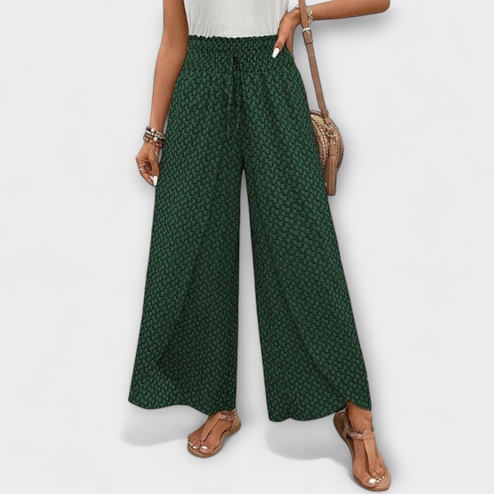 Deliane – Weit geschnittene Print-Hose