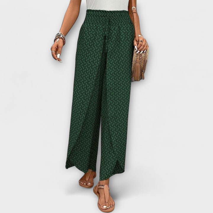 Deliane – Weit geschnittene Print-Hose