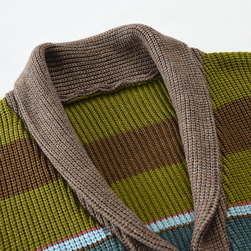 Ruprecht – Gestreifte Strickjacke