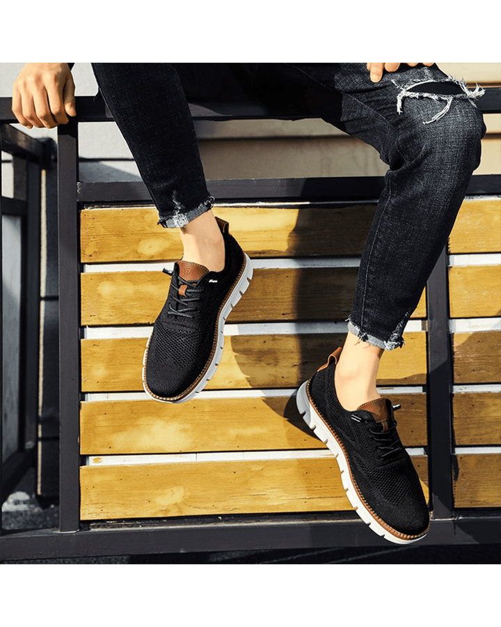 Tildo – Strick-Sneaker mit Profilsohle