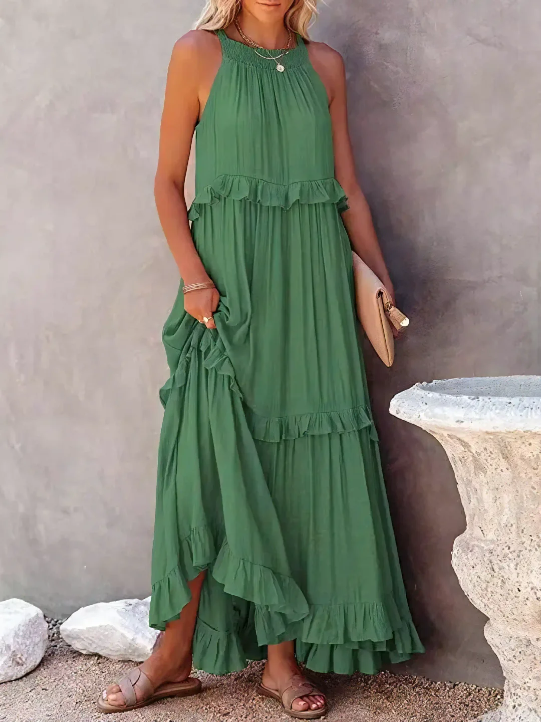 Mareike – Maxikleid mit Volants
