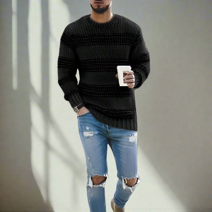 Friedrich – Strukturierter Strickpullover