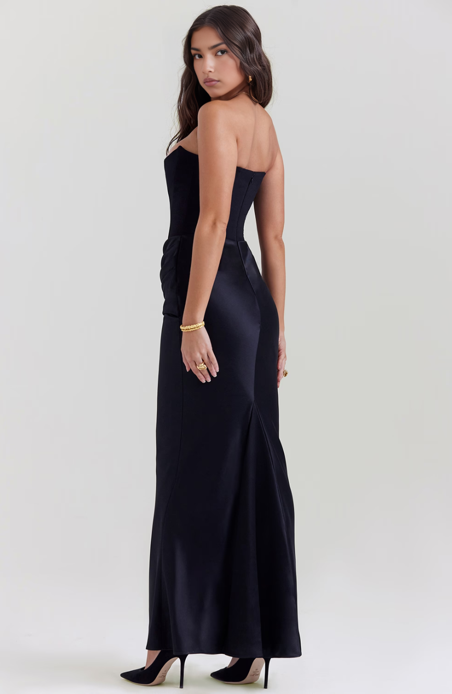 Hivarae – Drapiertes Korsett-Abendkleid