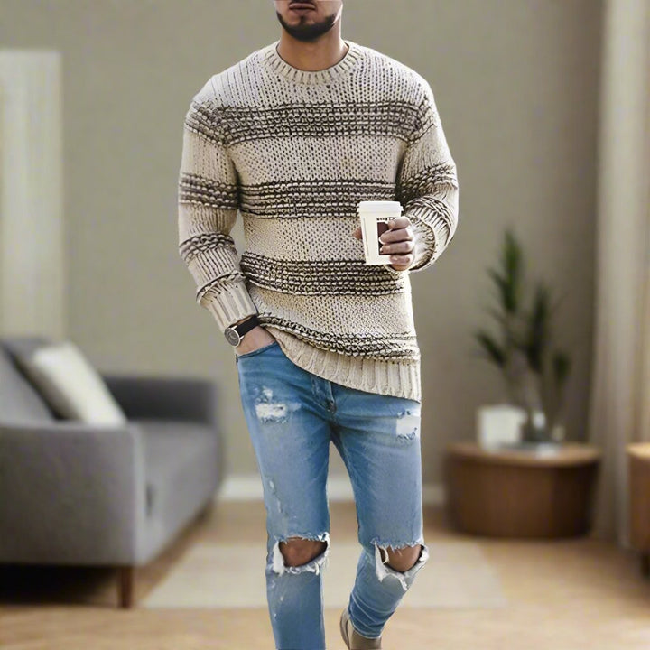 Friedrich – Strukturierter Strickpullover