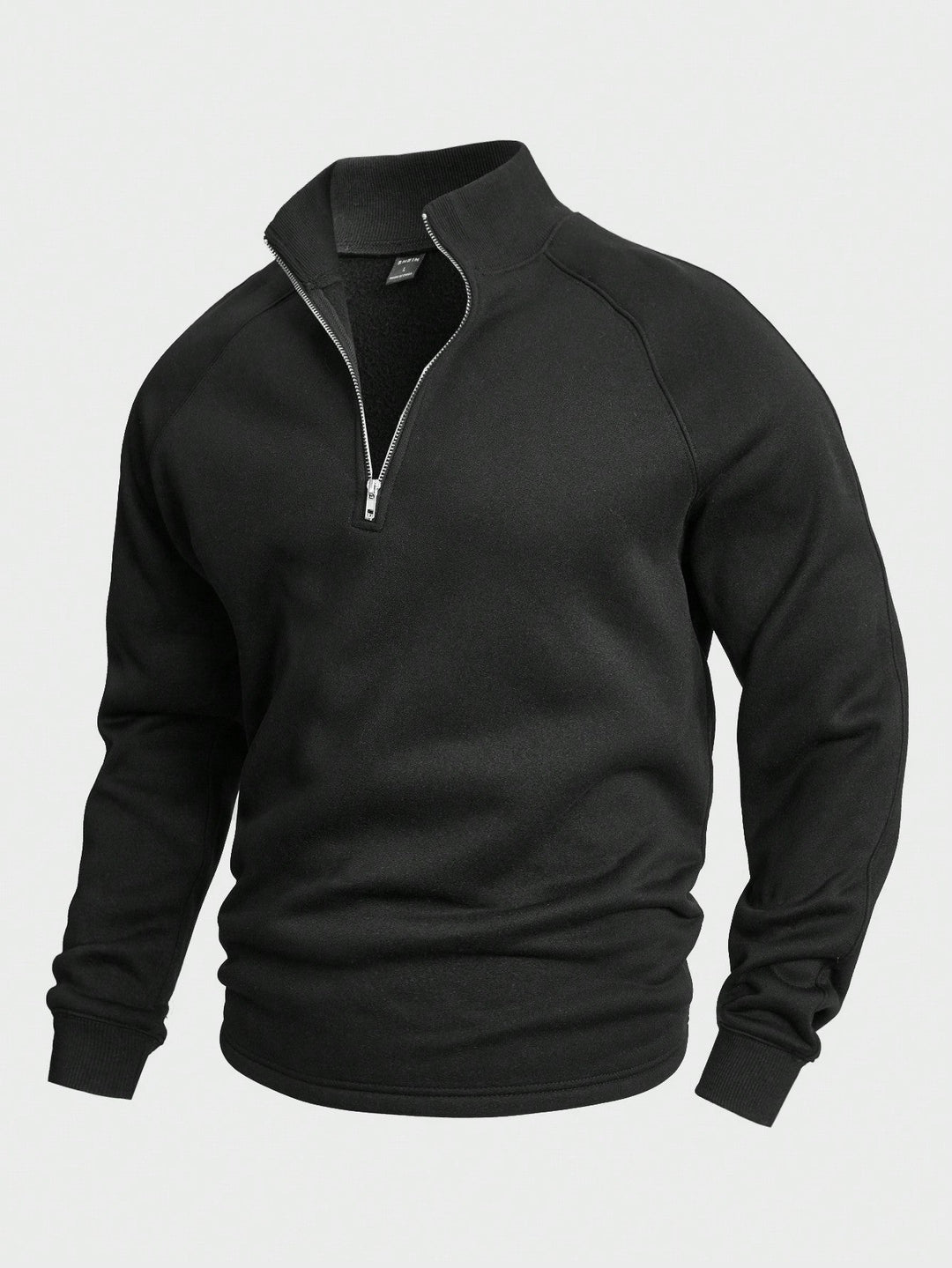 Miveno – Viertelreißverschluss-Sweatshirt