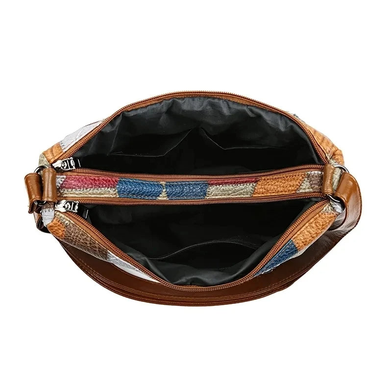 Lorinda – Patchwork Schultertasche