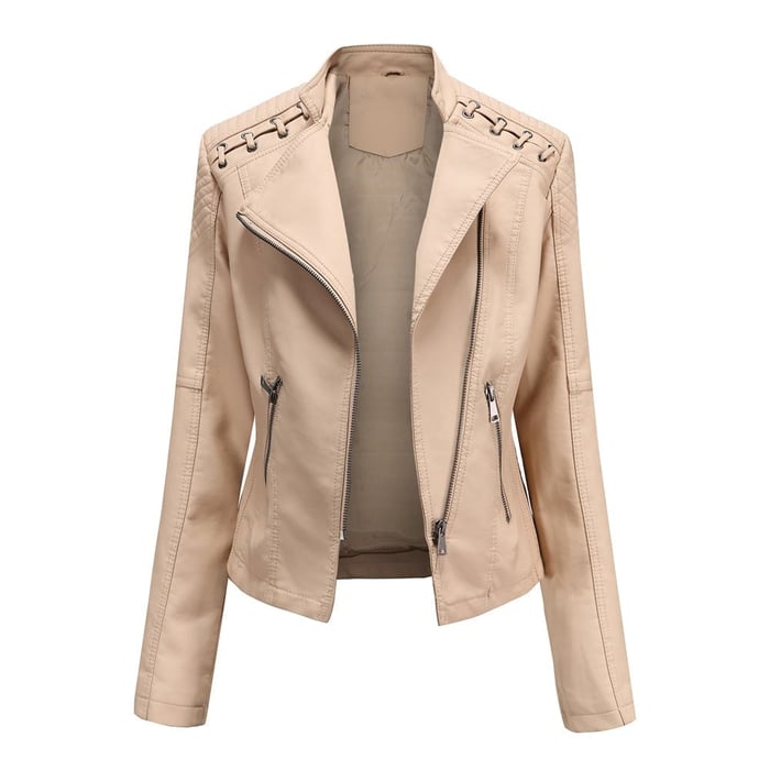 Sibylle – Taillierte Moto-Jacke