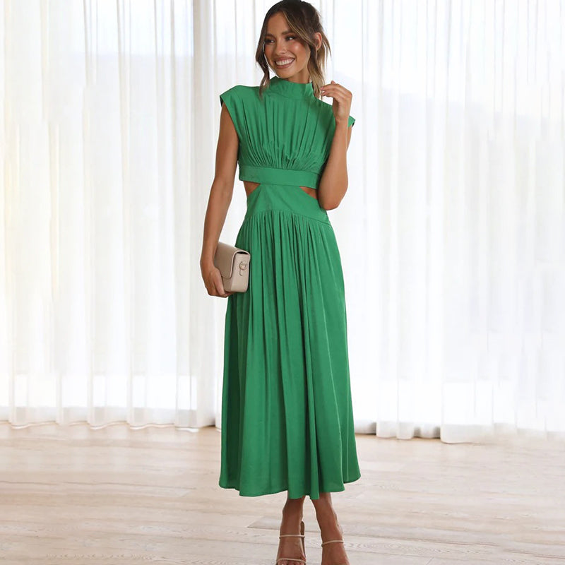 Florin – Ärmelloses Midikleid mit Taillenausschnitt