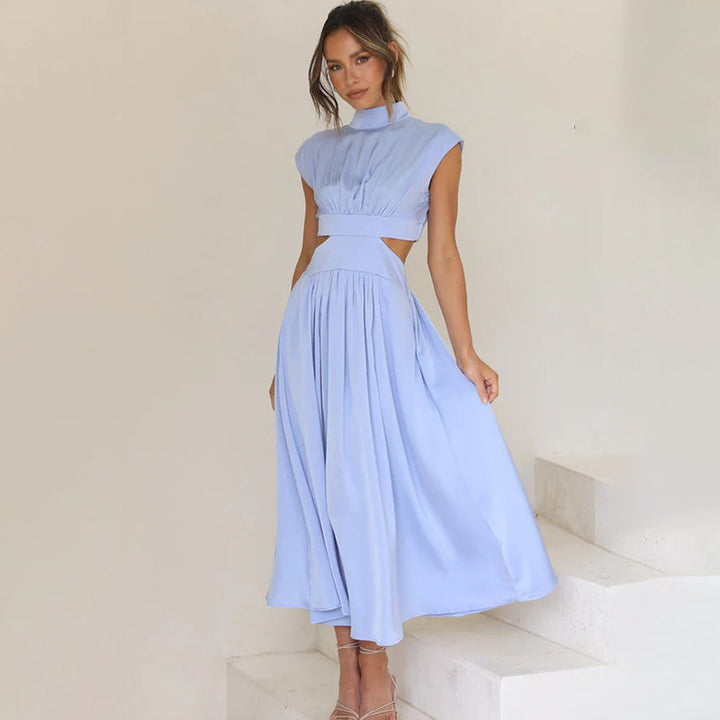Florin – Ärmelloses Midikleid mit Taillenausschnitt