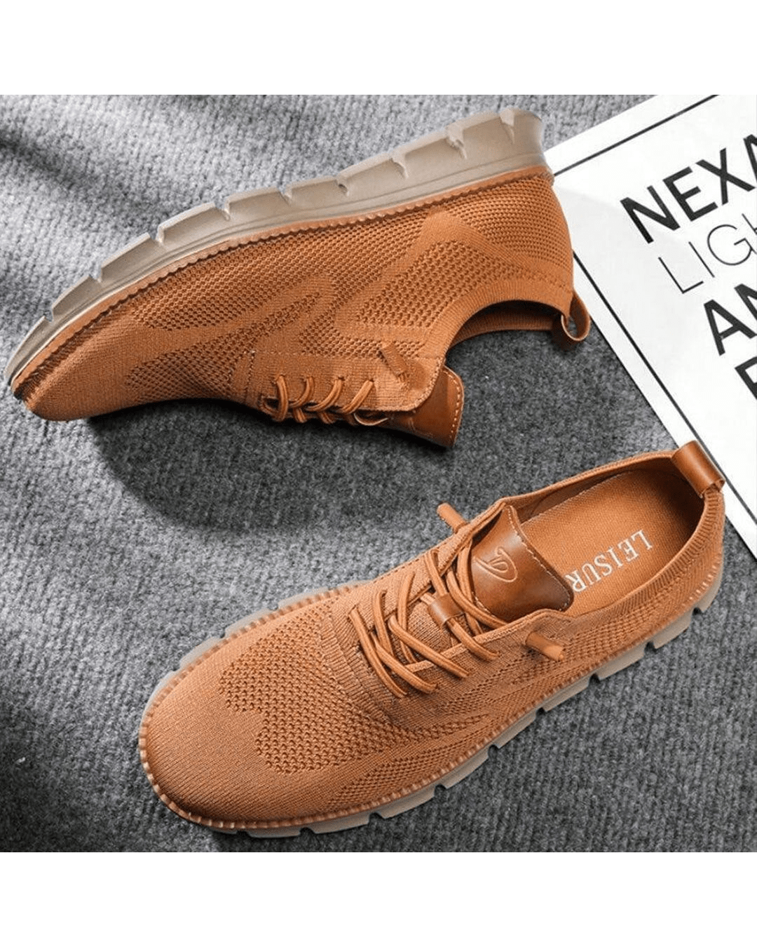 Tildo – Strick-Sneaker mit Profilsohle