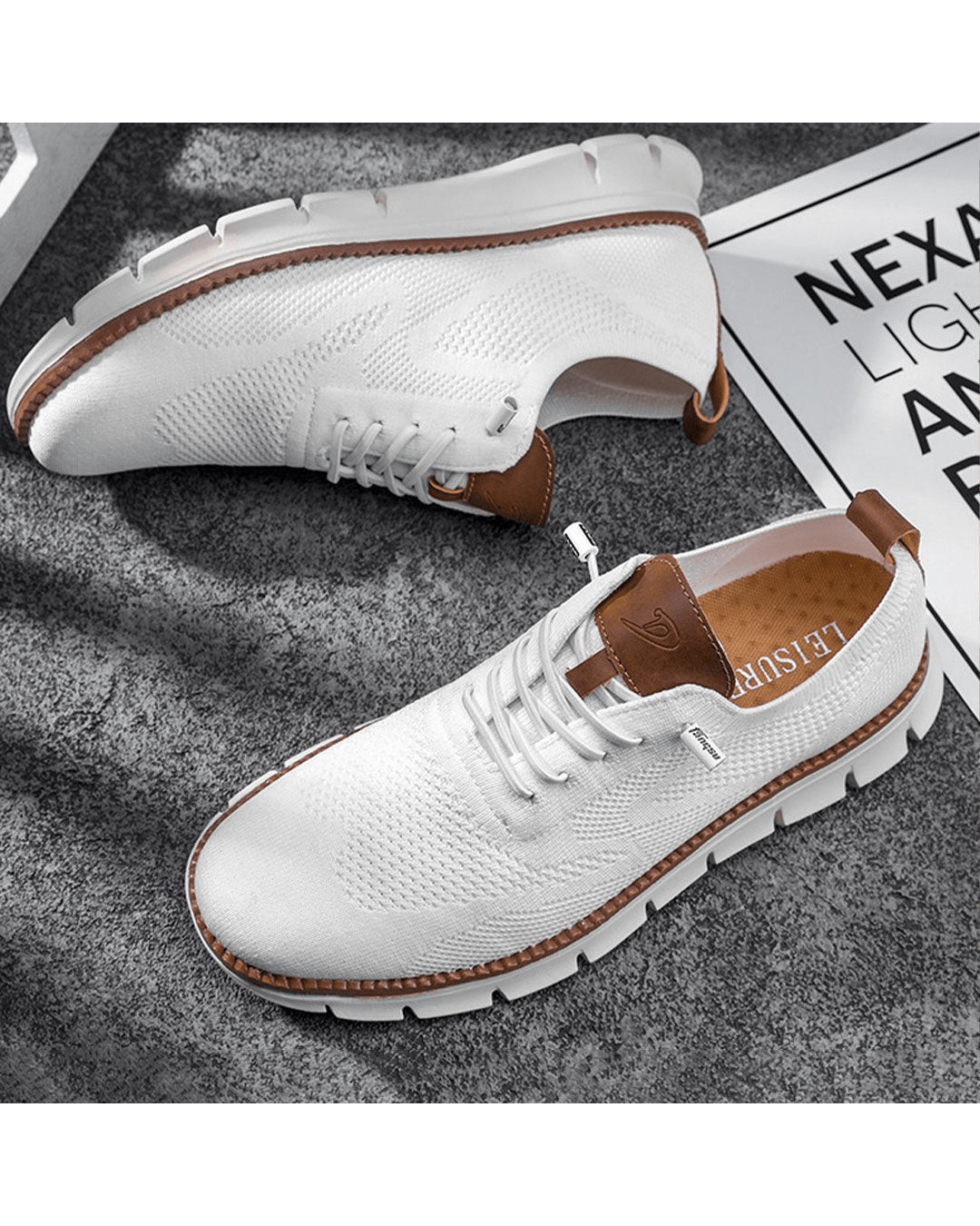 Tildo – Strick-Sneaker mit Profilsohle
