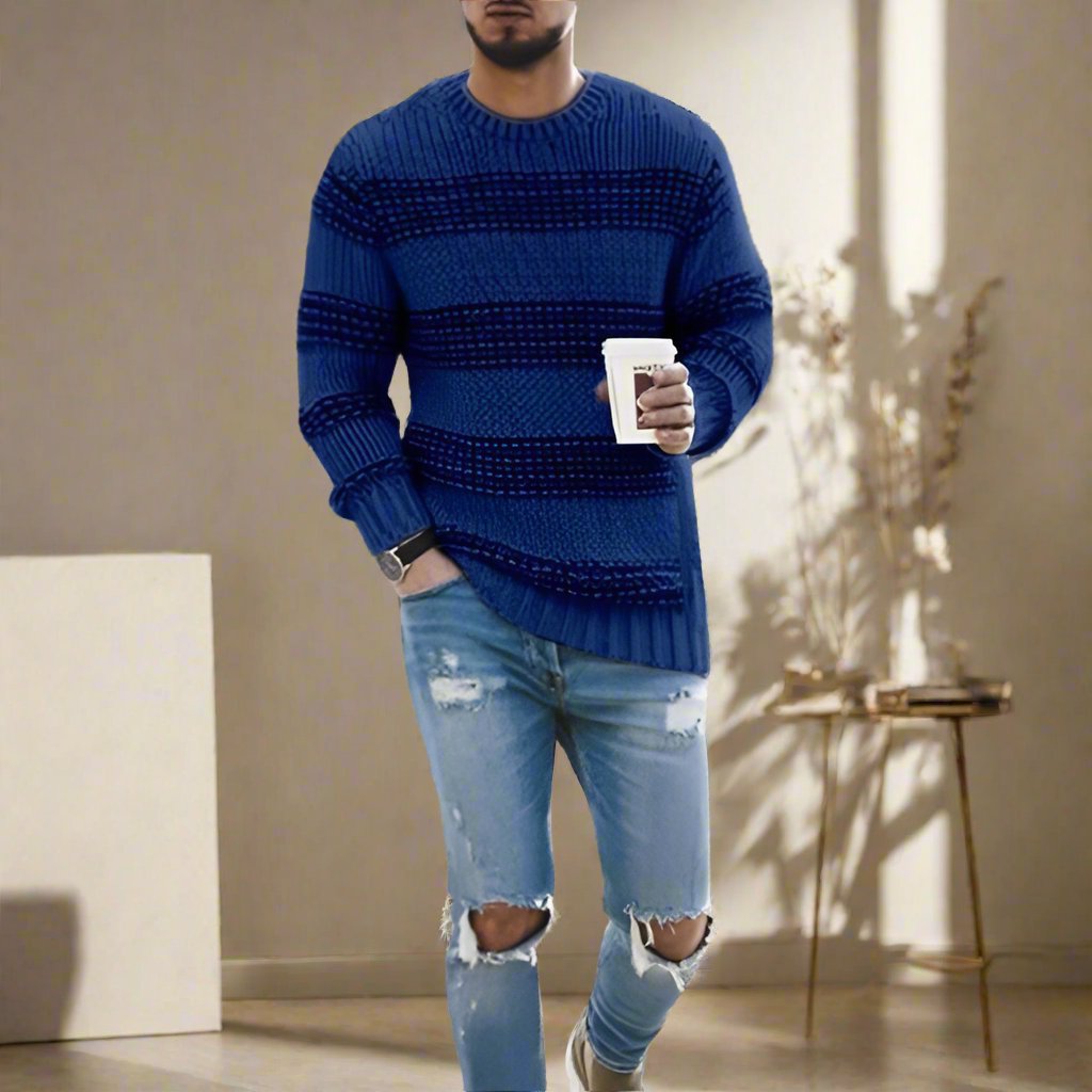 Friedrich – Strukturierter Strickpullover