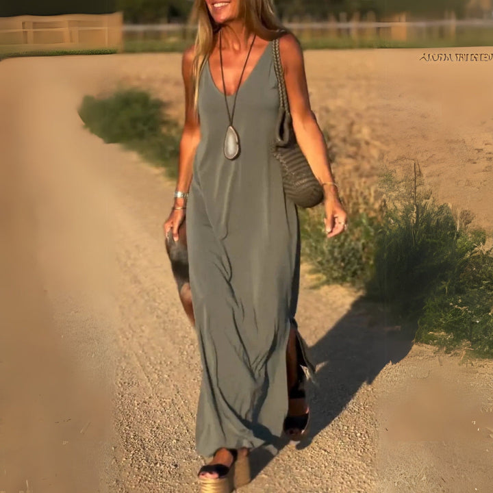 Lieswen – Ärmelloses Maxikleid