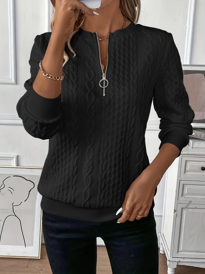 Mila – Pullover mit Reißverschluss
