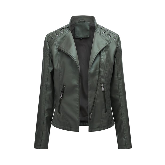 Sibylle – Taillierte Moto-Jacke