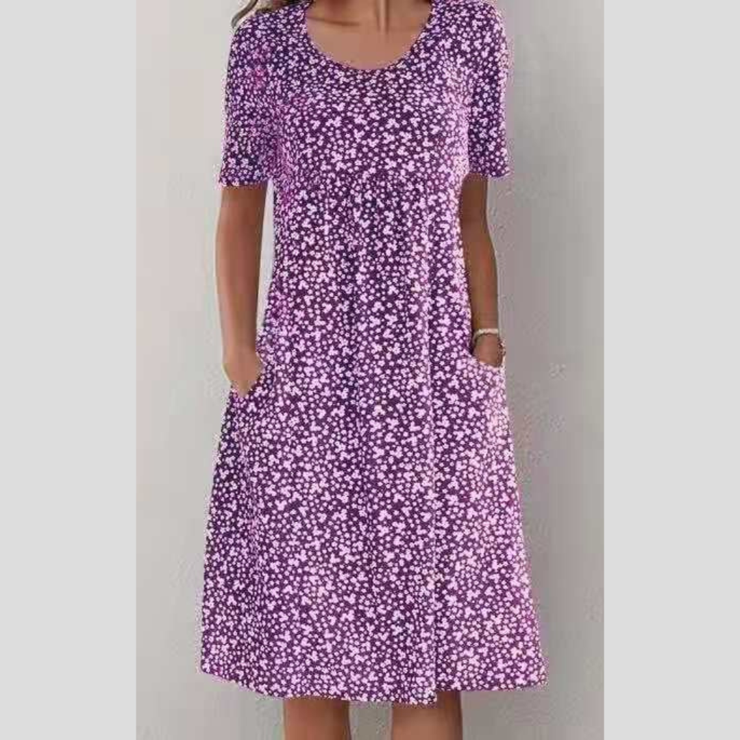 Arlise – Bedrucktes Boho-Midikleid