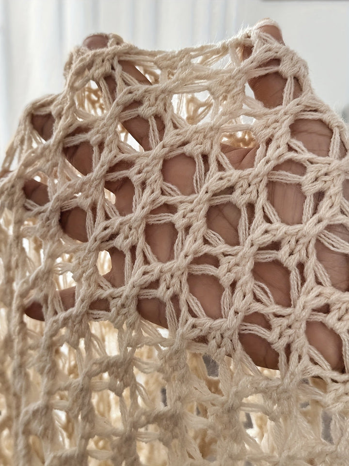 Ginny – Offen gestrickte Cardigan mit lockerem Fall