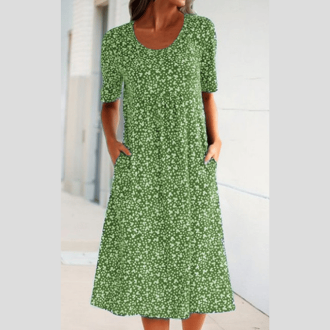 Arlise – Bedrucktes Boho-Midikleid