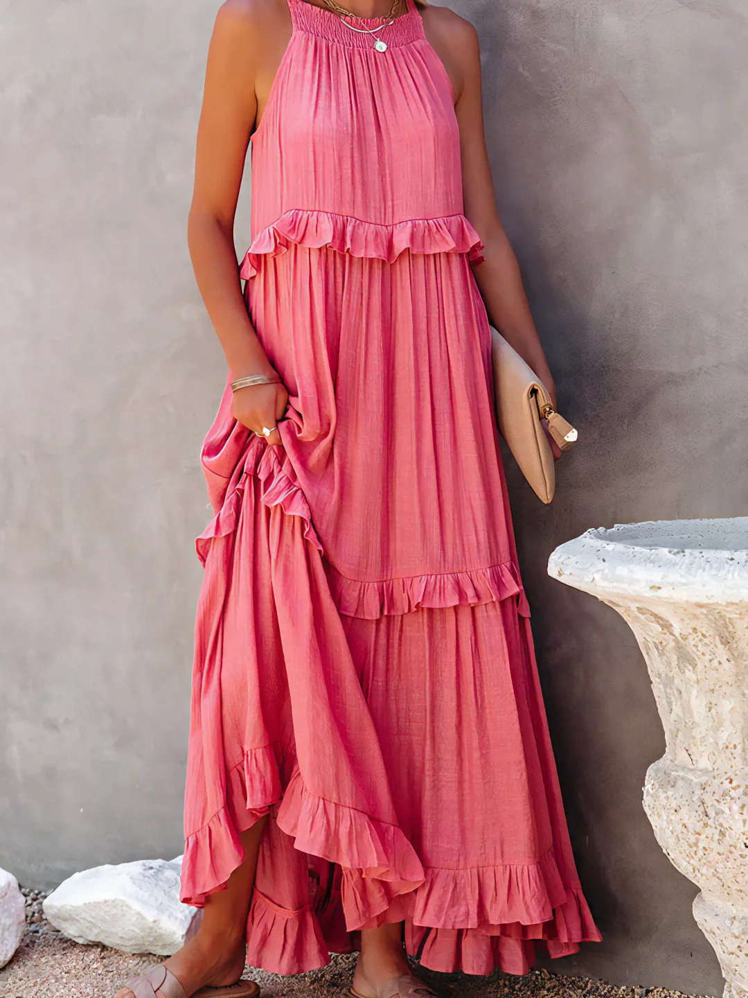 Mareike – Maxikleid mit Volants