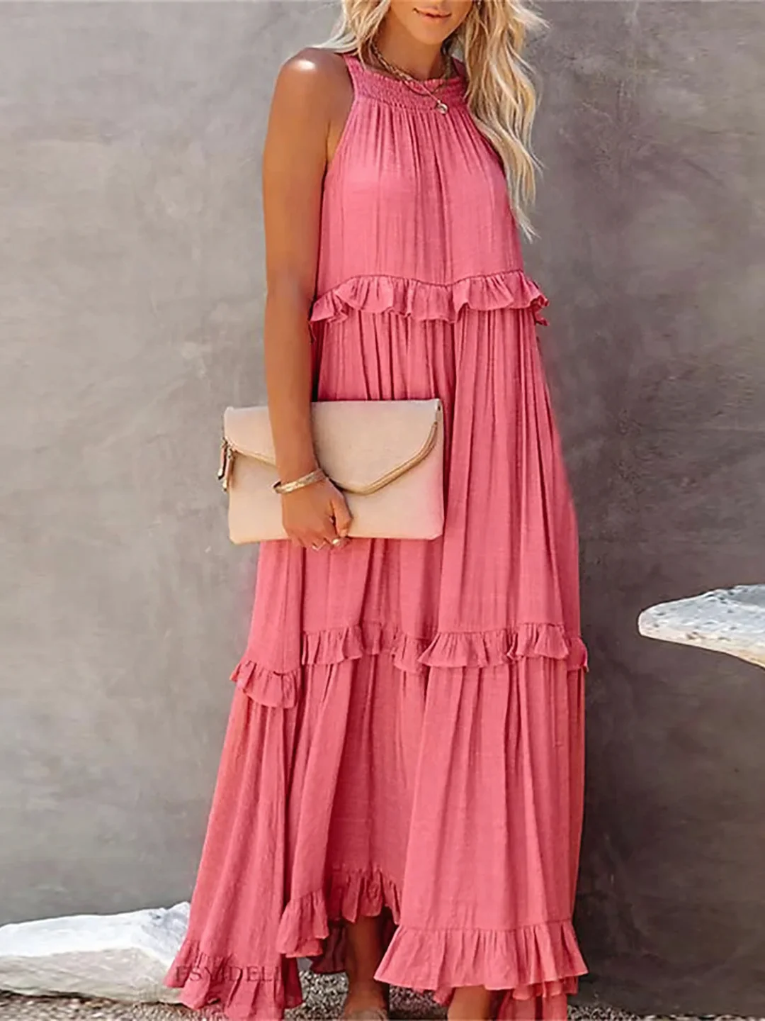 Mareike – Maxikleid mit Volants