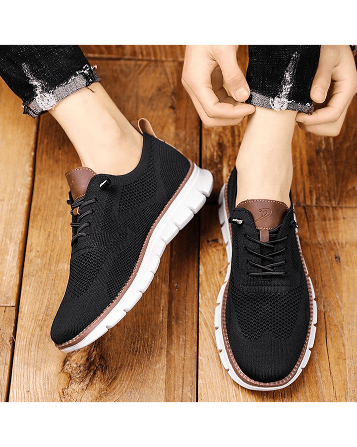Tildo – Strick-Sneaker mit Profilsohle