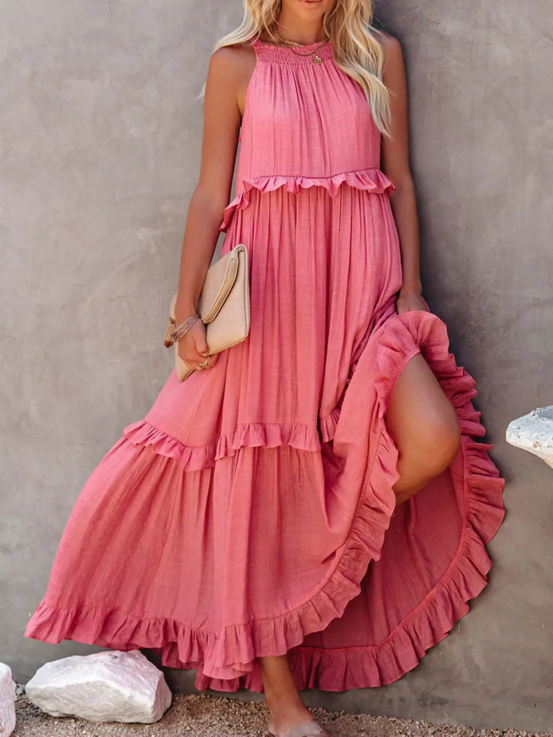 Mareike – Maxikleid mit Volants