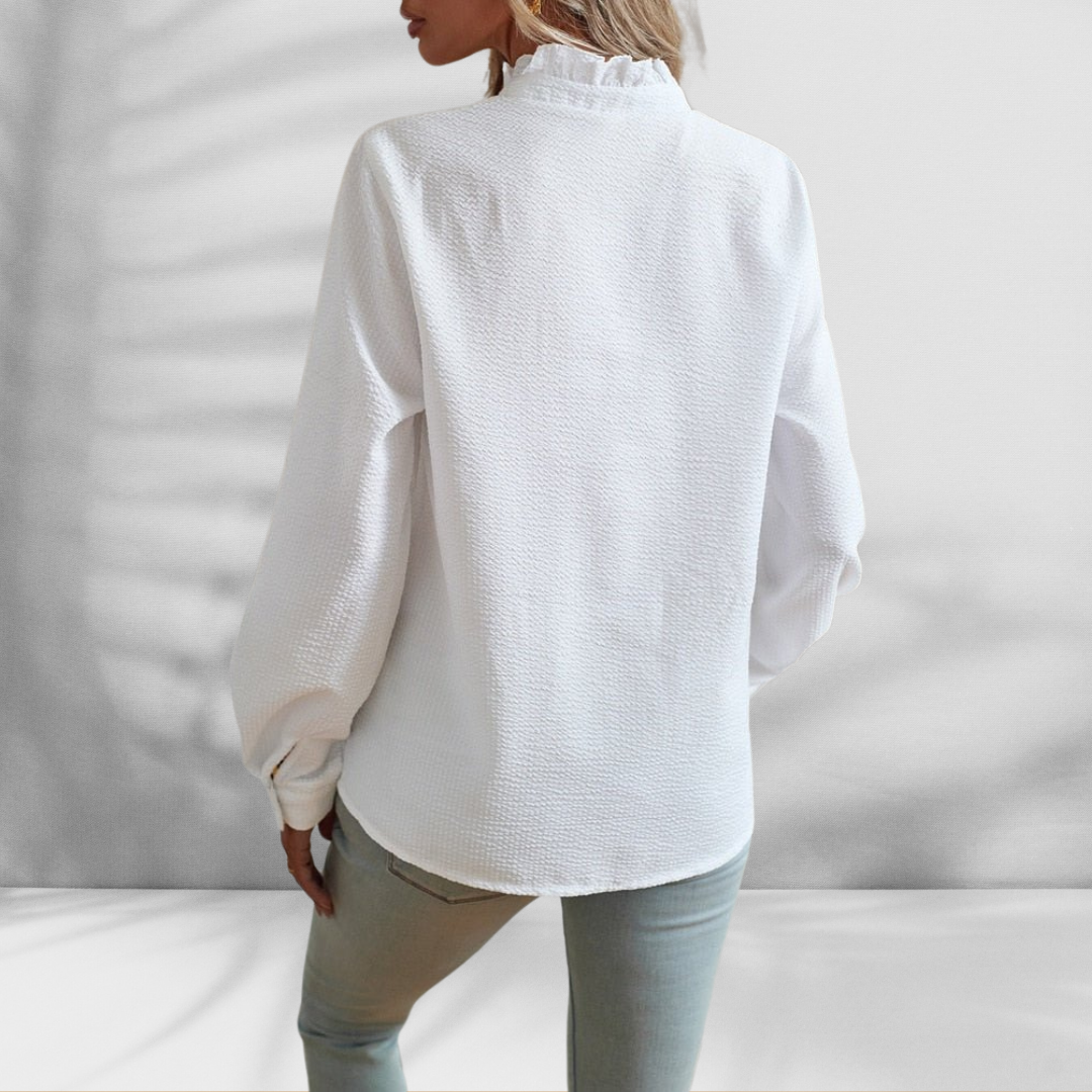 Leichte Bluse mit Rüschen-Detail