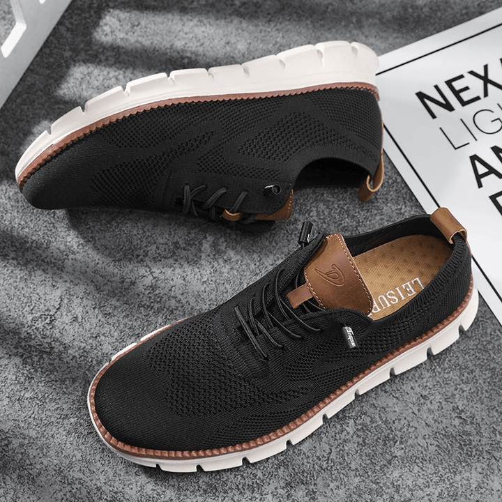 Tildo – Strick-Sneaker mit Profilsohle