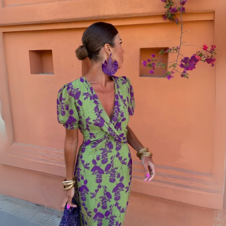 Danielle – Midikleid mit Blumenmuster