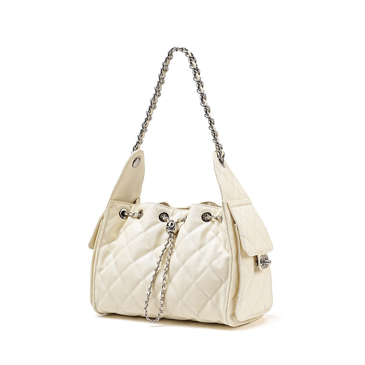 Telse – Gestepptes Kettendetail-Schultertasche