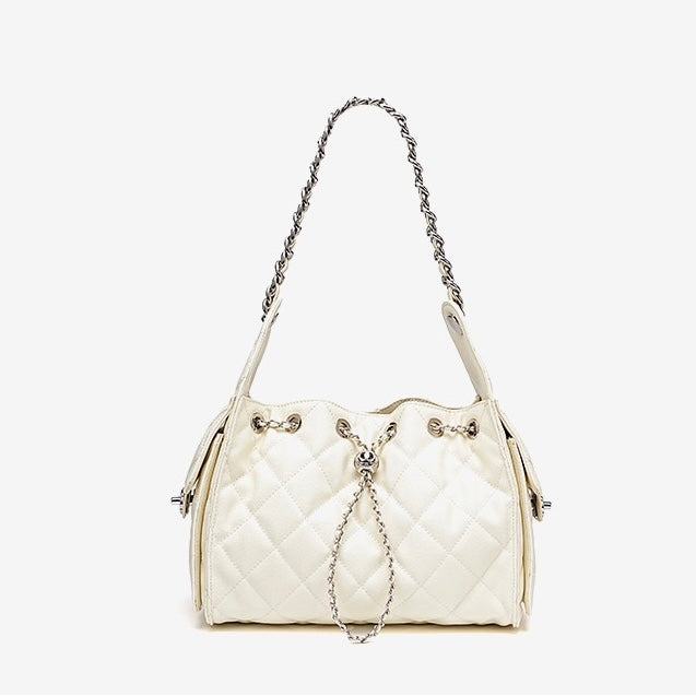 Telse – Gestepptes Kettendetail-Schultertasche