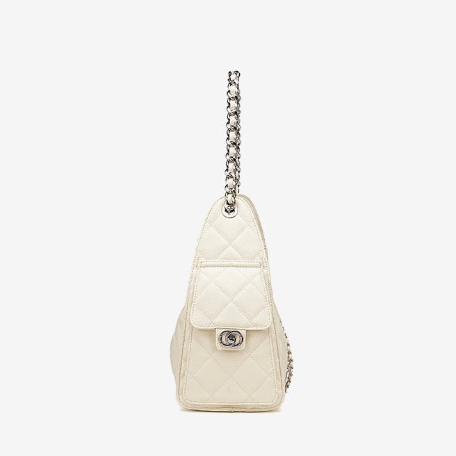 Telse – Gestepptes Kettendetail-Schultertasche