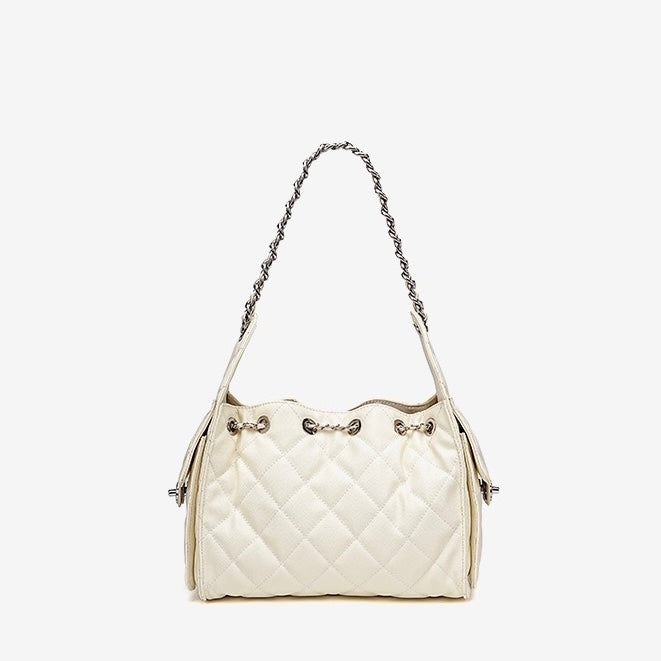 Telse – Gestepptes Kettendetail-Schultertasche