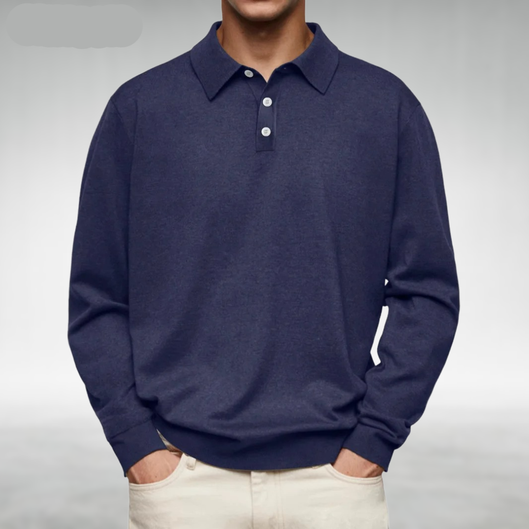 Hagen – Klassisches Polo-Sweatshirt
