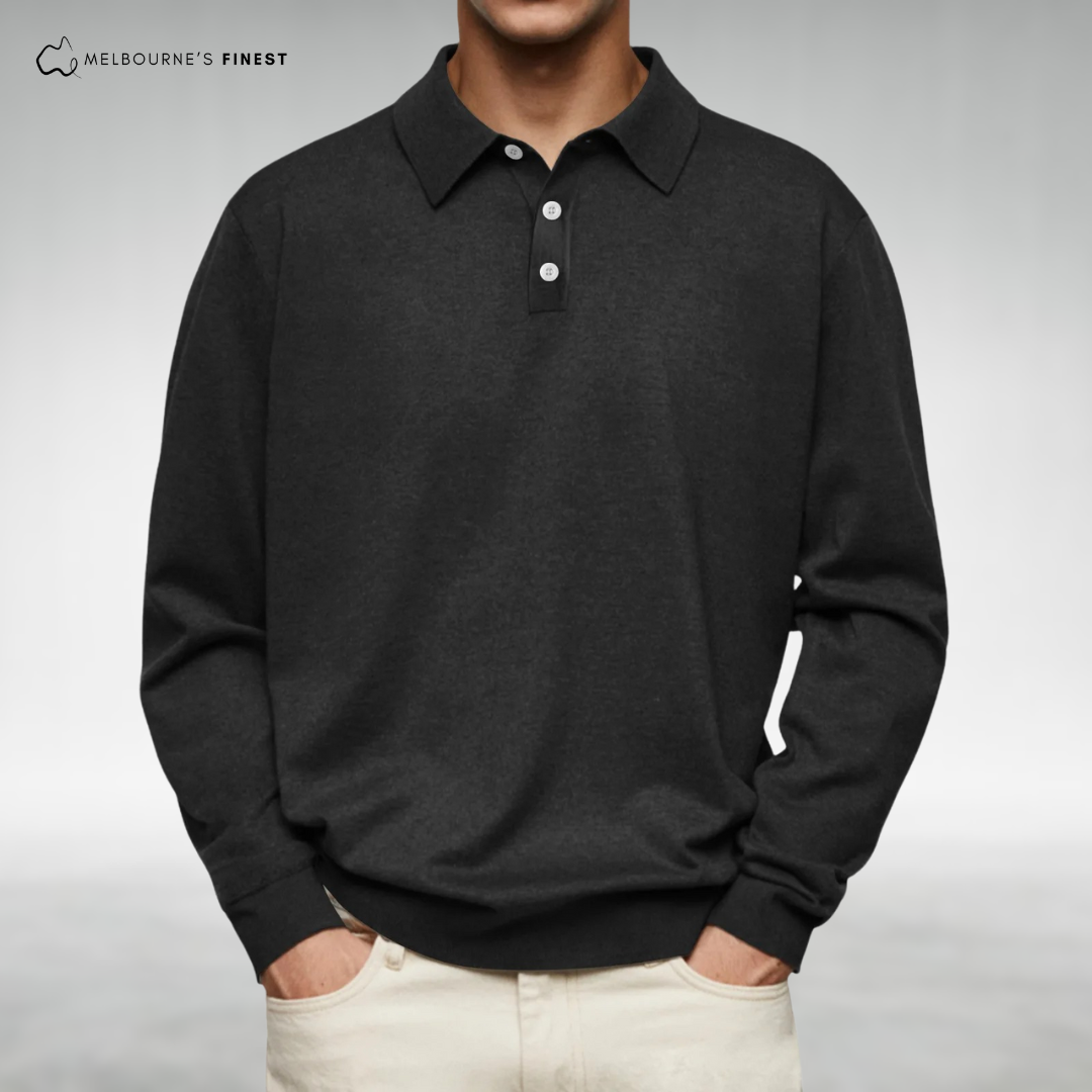 Hagen – Klassisches Polo-Sweatshirt