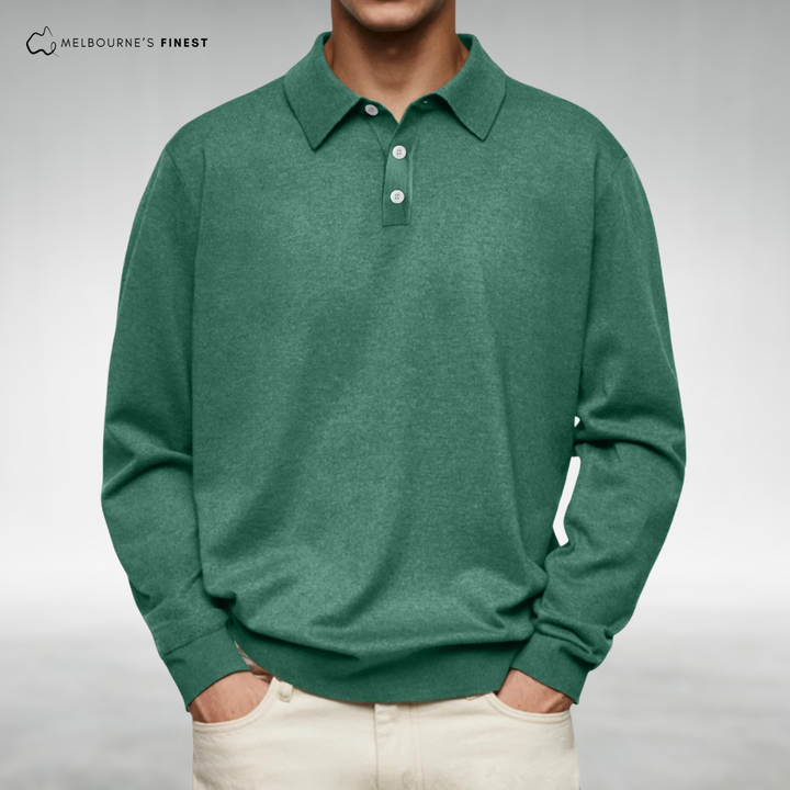 Hagen – Klassisches Polo-Sweatshirt