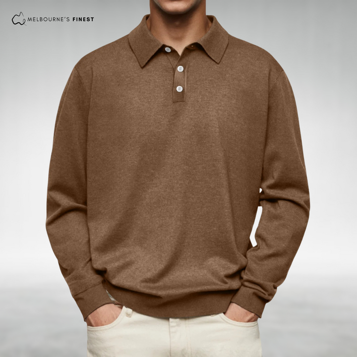 Hagen – Klassisches Polo-Sweatshirt