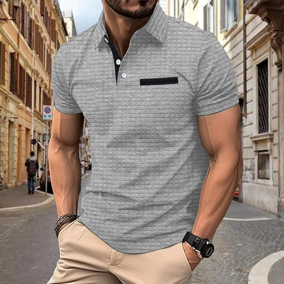 Renzo – Strukturierter Poloshirt-Style