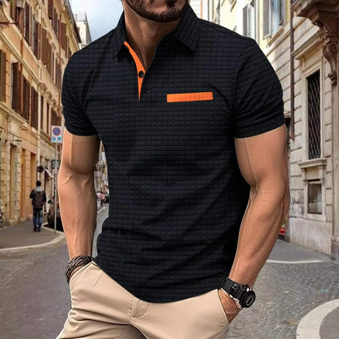Renzo – Strukturierter Poloshirt-Style