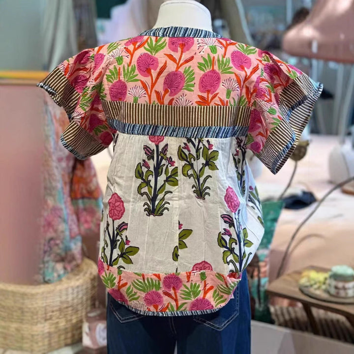 Uriella – Bestickte Boho-Bluse