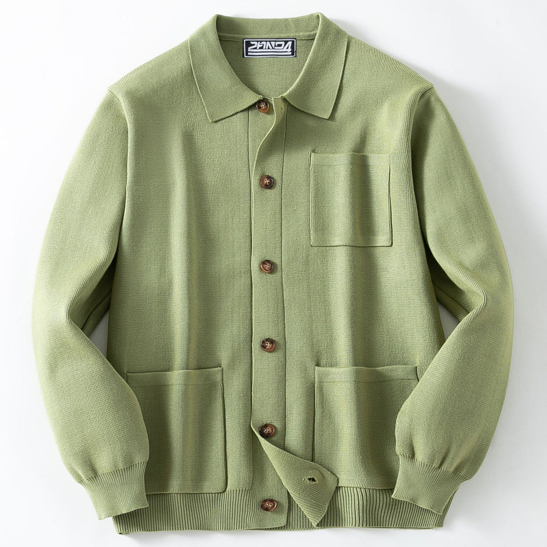Callen – Geknöpfte Strickjacke