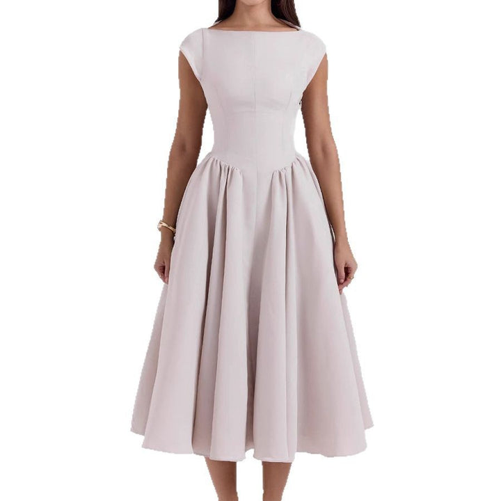 Tabea – Elegantes Midikleid mit Cap-Ärmeln