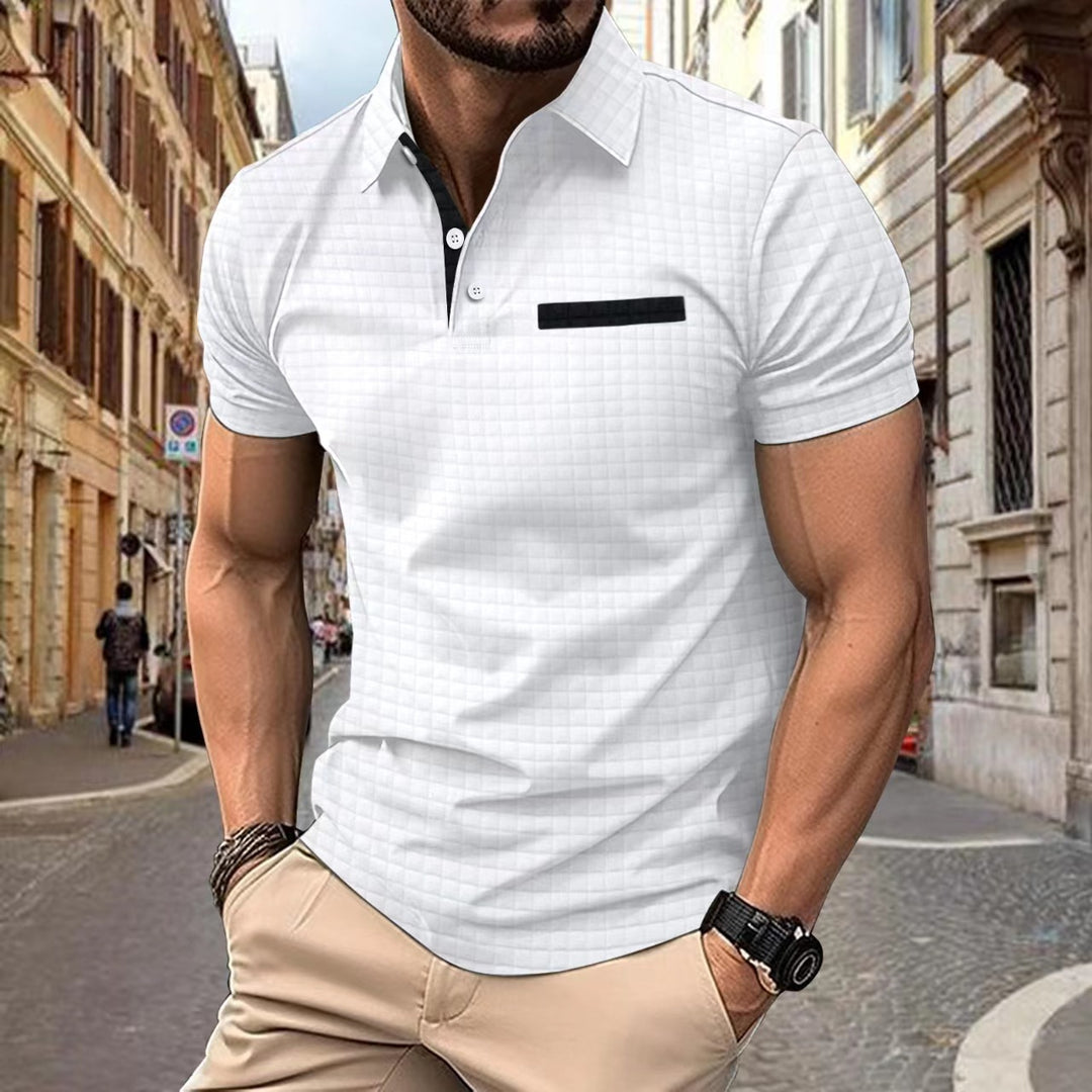Renzo – Strukturierter Poloshirt-Style