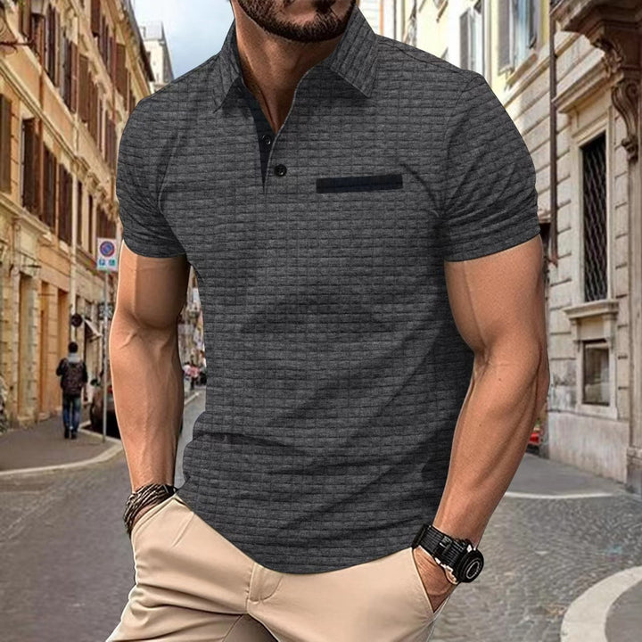 Renzo – Strukturierter Poloshirt-Style