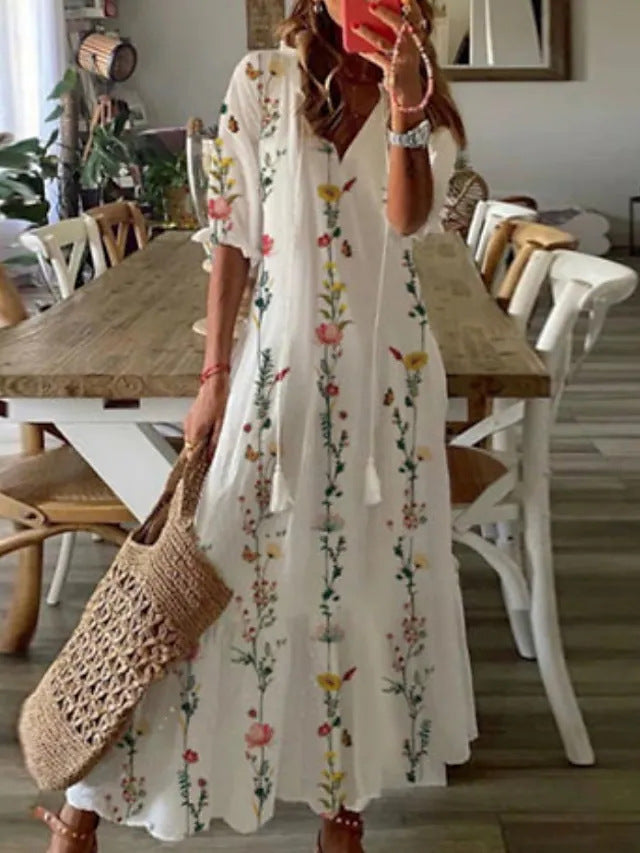 Quirina – Maxikleid mit Paisleymuster