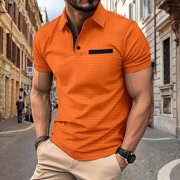 Renzo – Strukturierter Poloshirt-Style