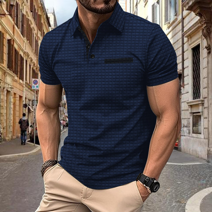 Renzo – Strukturierter Poloshirt-Style