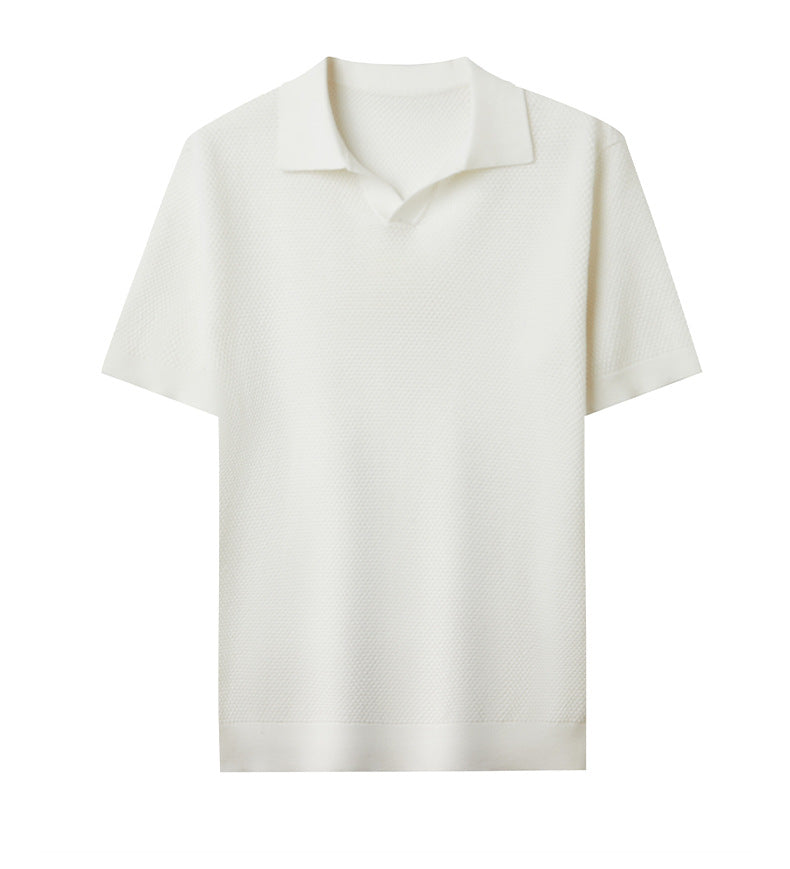 Falko – Strukturierter Strickpolo