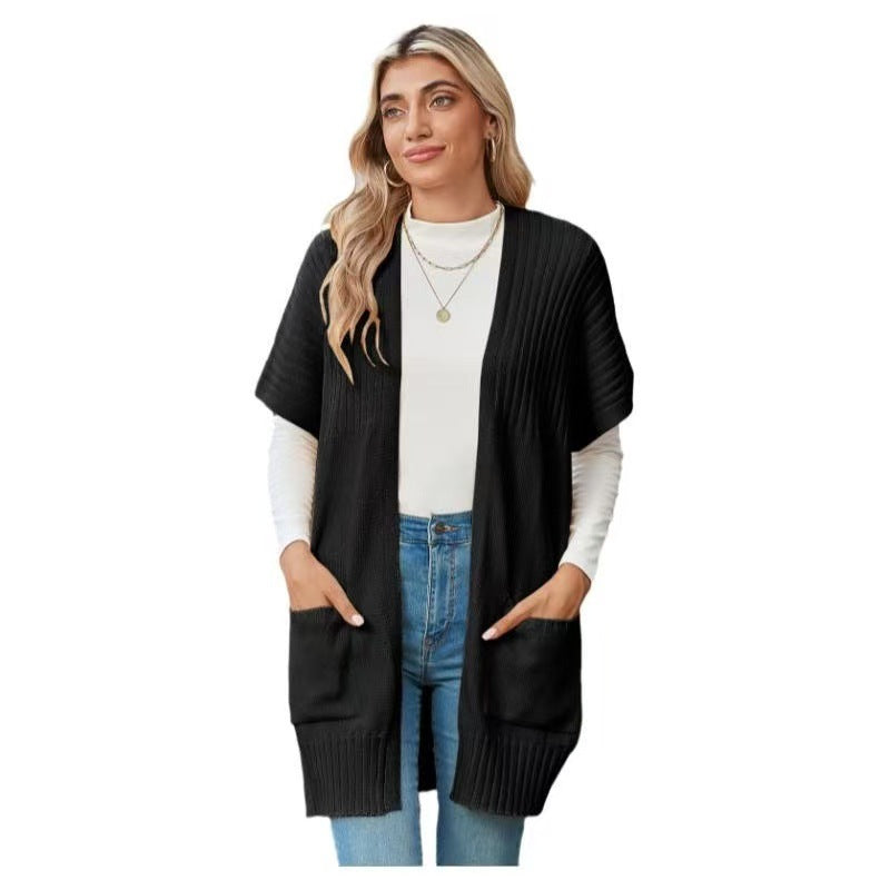 Lennara – Offener Strick-Cardigan