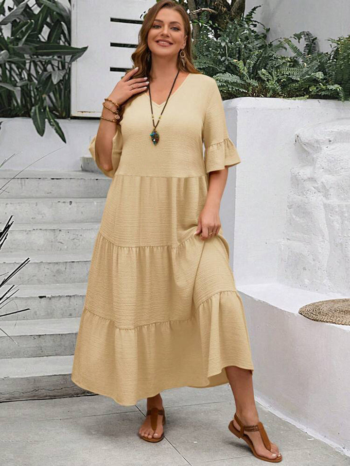 Nadja – Weit schwingendes Stufenkleid